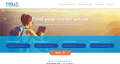 Desktop Screenshot of findyourcreditunion.co.uk
